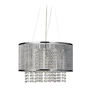 Marbella loftslampe i krom/krystal fra Design by Grönlund.